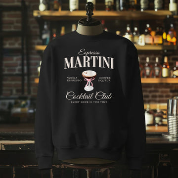 Espresso Martini Cocktail Club Social Sweatshirt