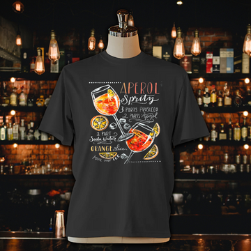 Aperol Spritz Recipe Cocktail Unisex Jersey Tee