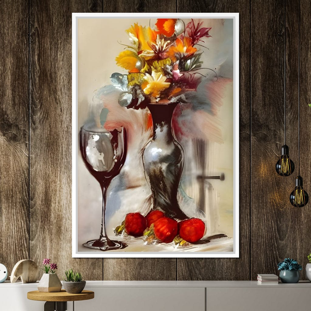 Abstract Wine & Flowers 02