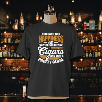 You Can Buy Happiness But You Can Buy Cigars Unisex Jersey Tee