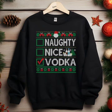 Naughty Nice Vodka Christmas