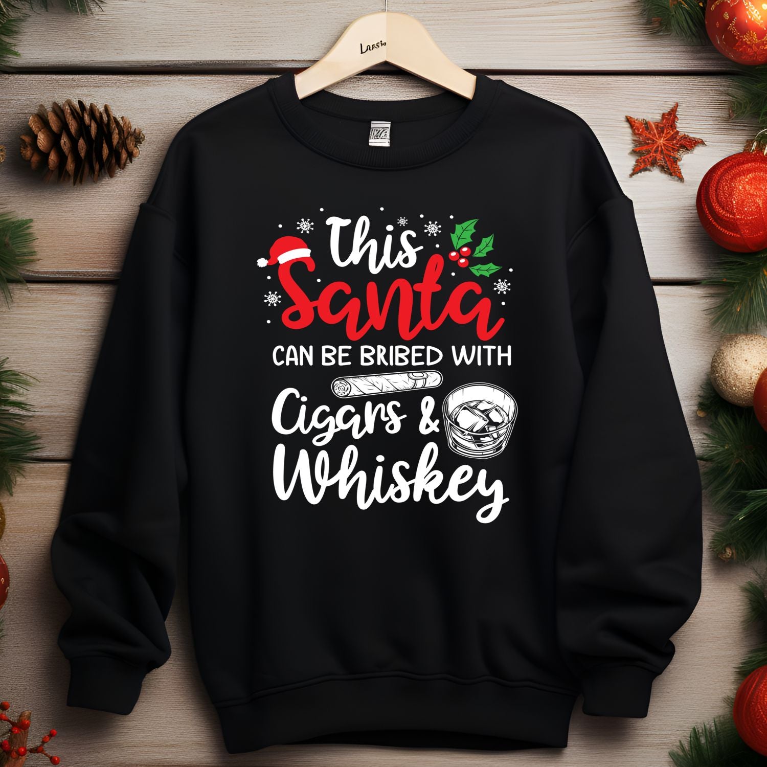 This Santa Can Be Bribed With Cigars Whiskey