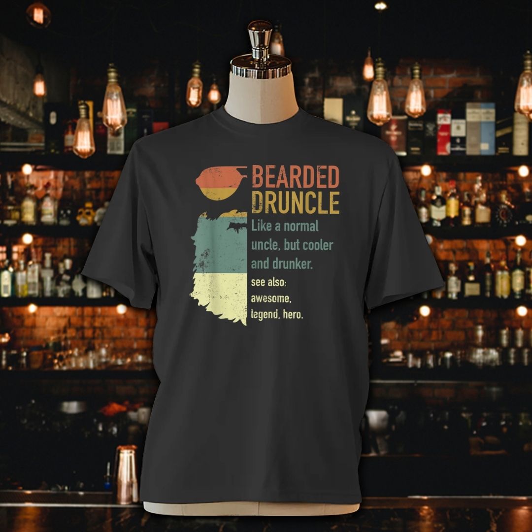 Bearded Druncle Definition Unisex Jersey Tee