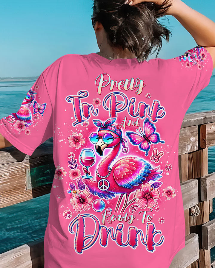 PRETTY IN PINK FLAMINGO ALL OVER PRINT - TLTW0807244