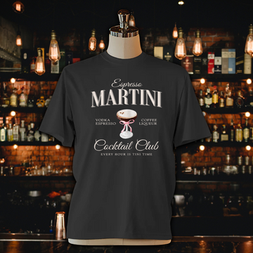 Espresso Martini Cocktail Club Social Unisex Jersey Tee