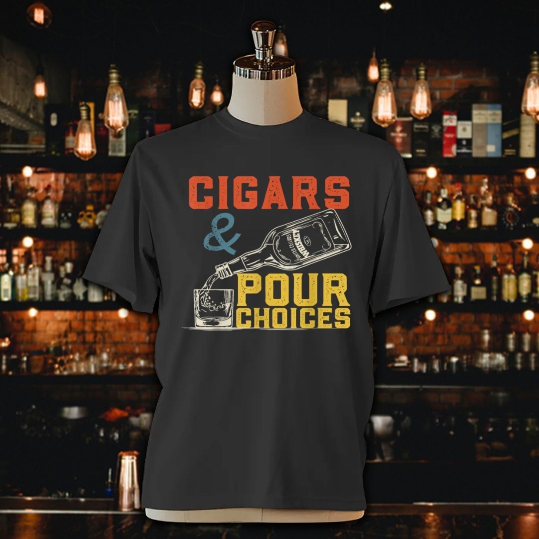 Cigars Pour Choices Unisex Jersey Tee