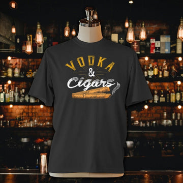 Vodka and Cigars Unisex Jersey Tee