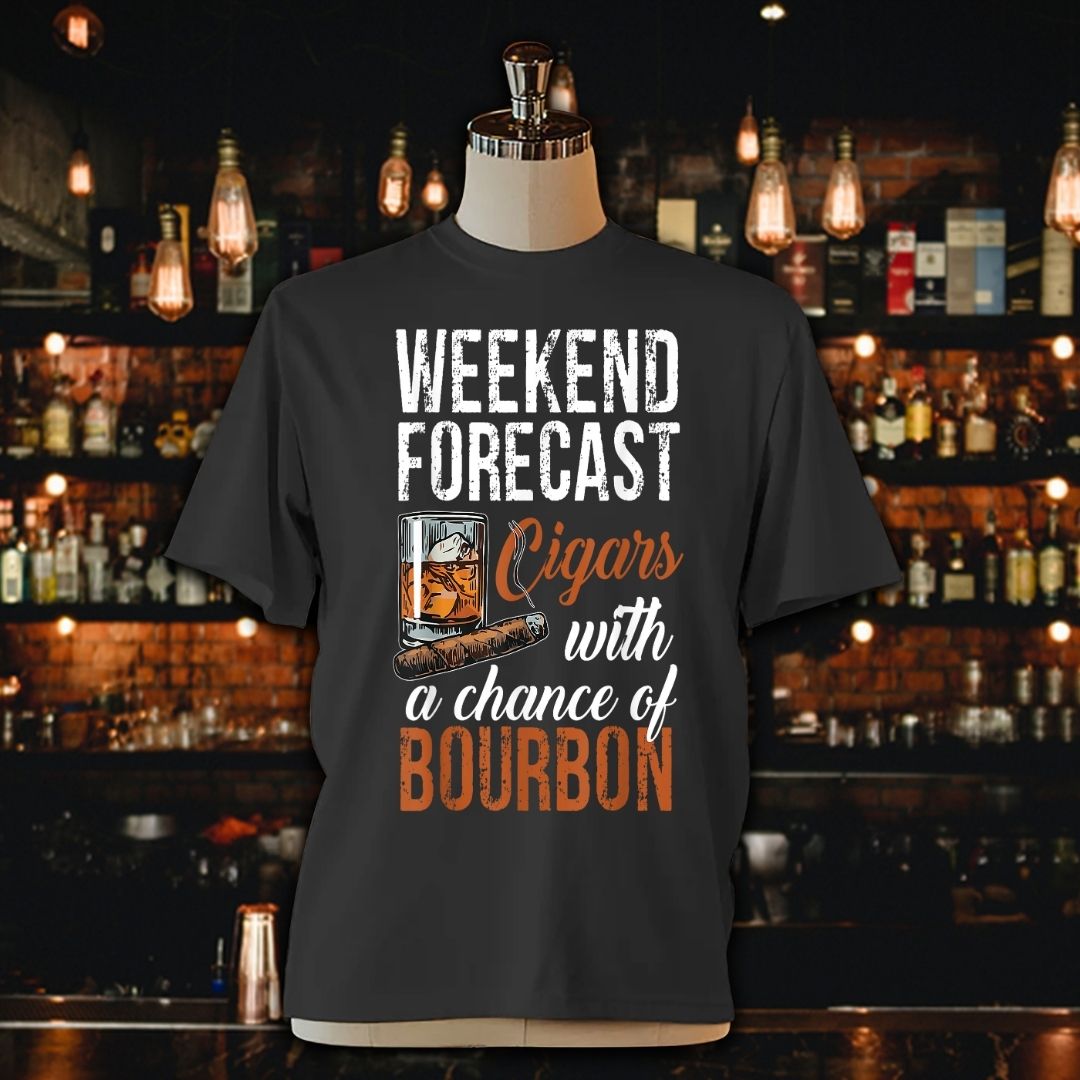 Weekend Forecast Cigars with Chance Bourbon