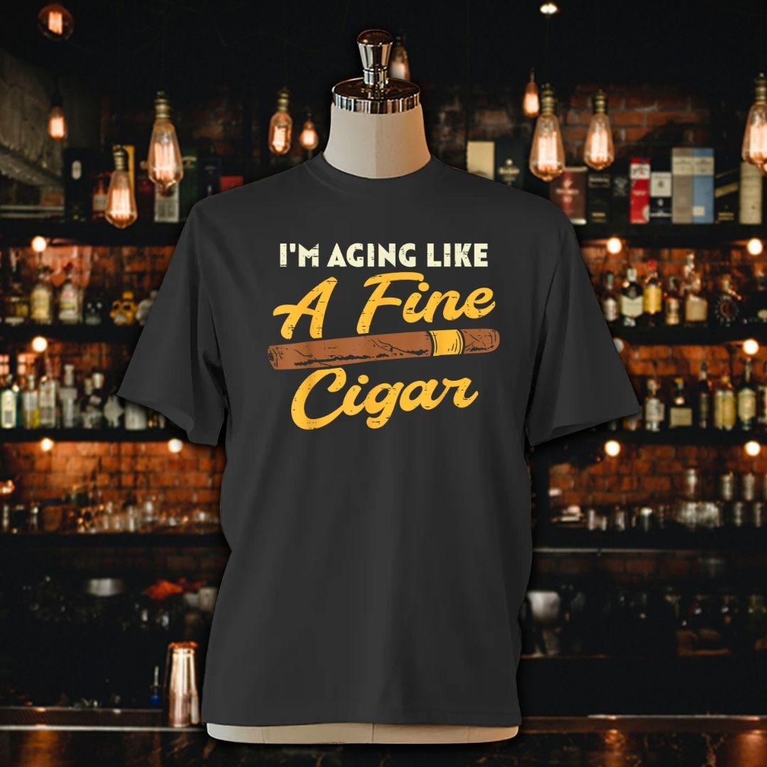 Aging Like Fine Cigar Unisex Jersey Tee