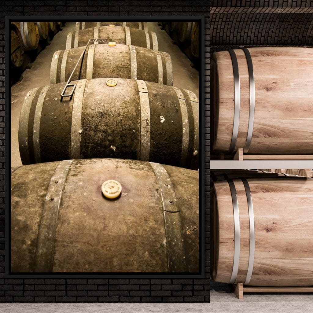 Rusted Wine Barrels