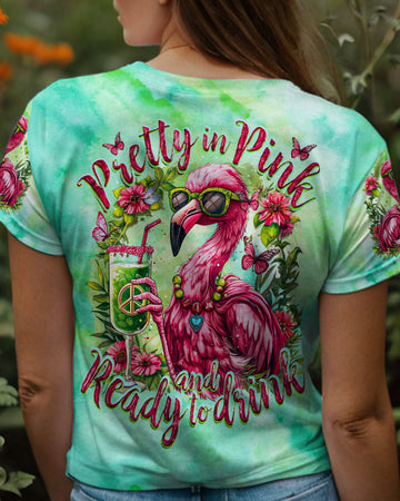 PRETTY IN PINK FLAMINGO ALL OVER PRINT - TY1004242