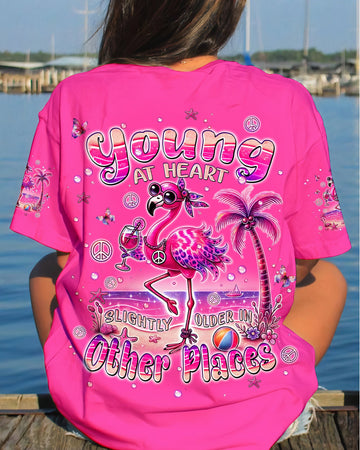 YOUNG AT HEART FLAMINGO ALL OVER PRINT - TLPQ0407244