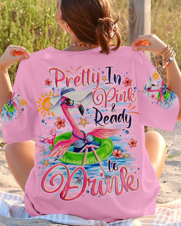 PRETTY IN PINK FLAMINGO ALL OVER PRINT - TLNO1806242