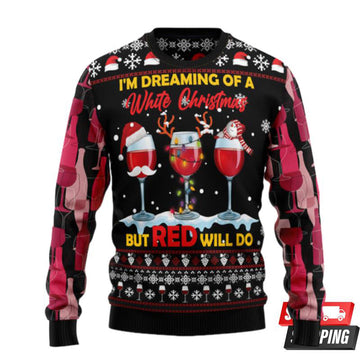 Wine Red Christmas Ugly Christmas Sweaters