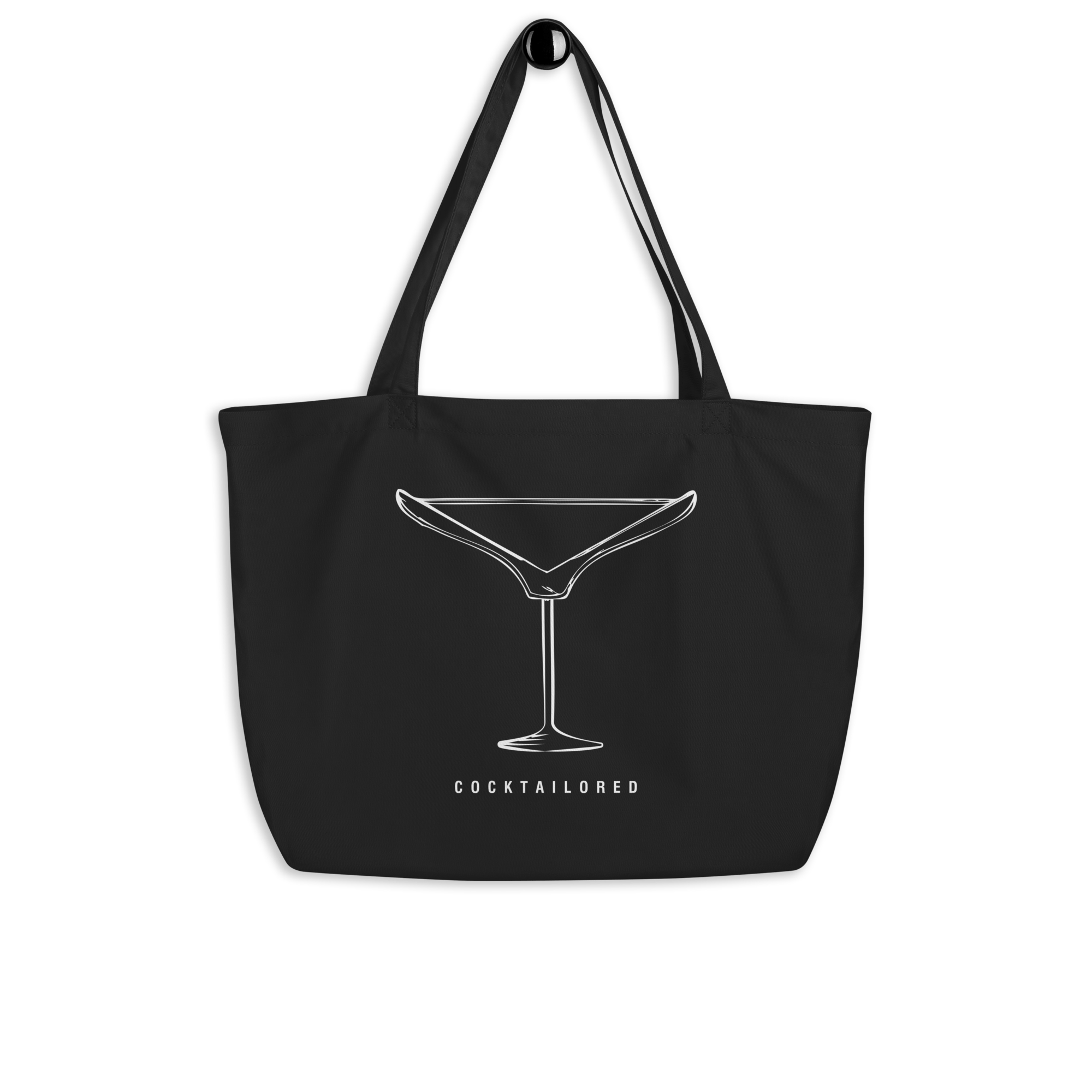 Cocktailored Large organic tote bag