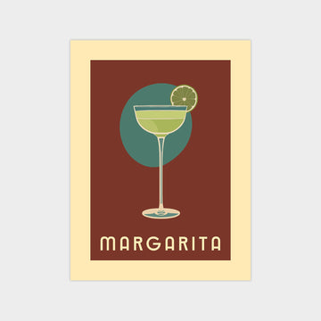 Margarita - Vintage Cocktail Poster