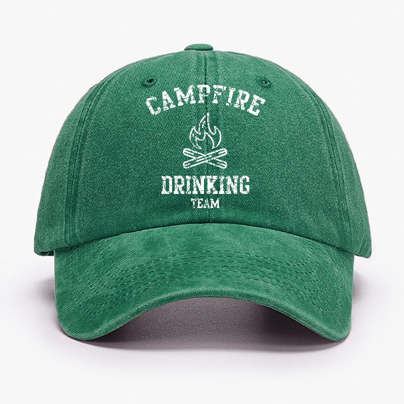 Campfire Drinking Team Funny Gift Cap