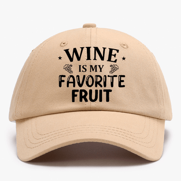 Wine Is My Favorite Fruit Cap