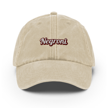 Negroni Bold Script Vintage Hat