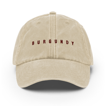 The Burgundy Vintage Hat