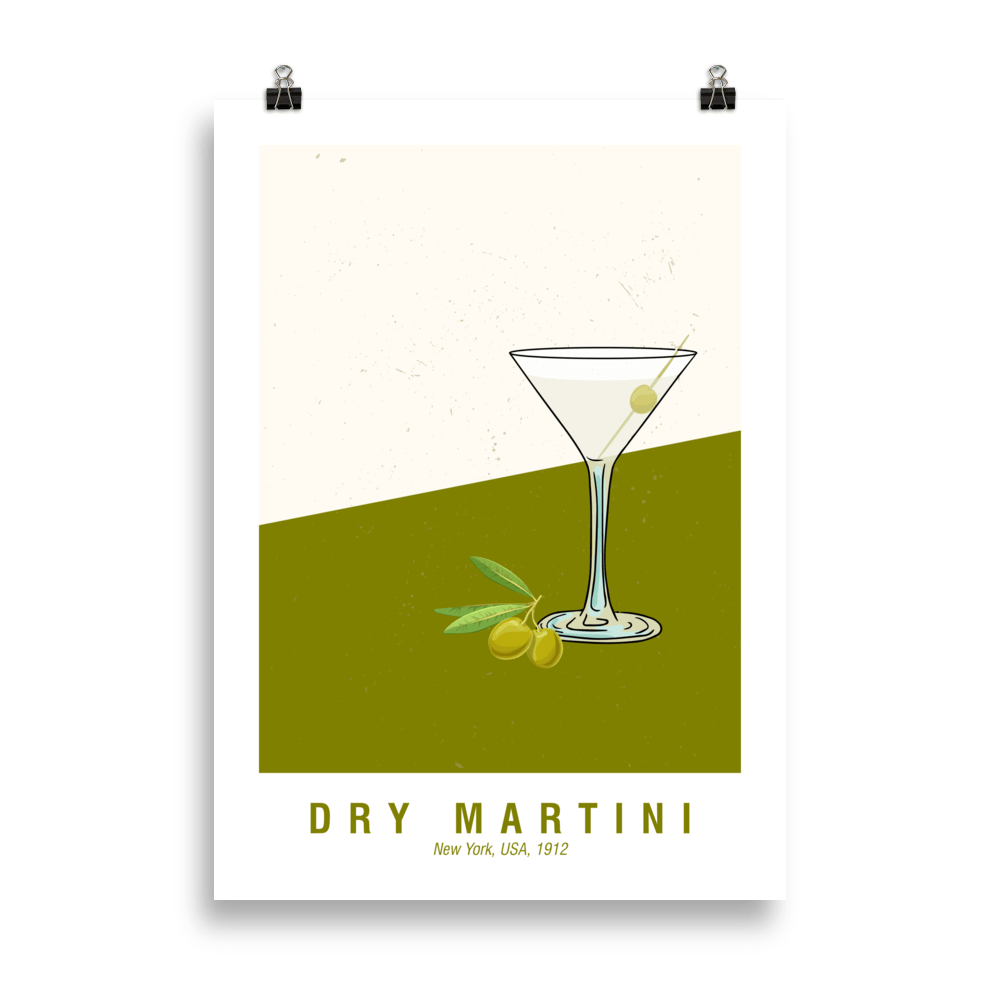 The Dry Martini Poster