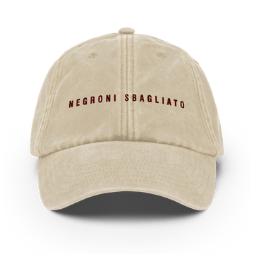 The Negroni Sbagliato Vintage Hat