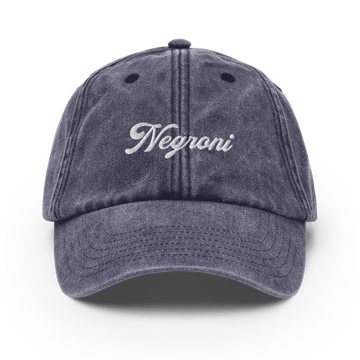 The Negroni Script Vintage Hat